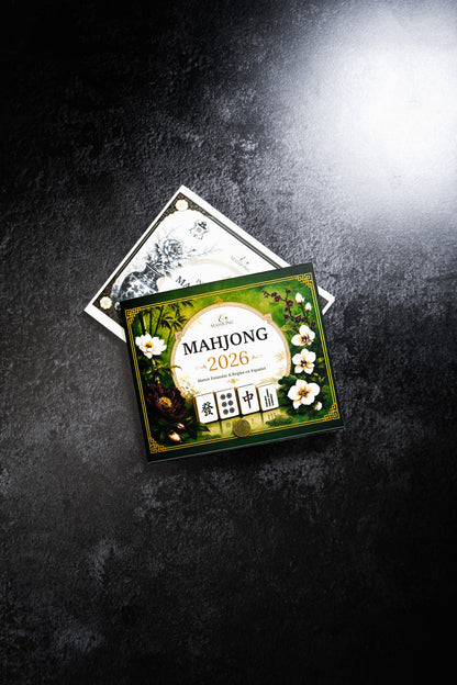 Tarjeta Mahjong 2026 · Pack de 4